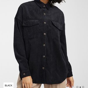Loose corduroy shirt